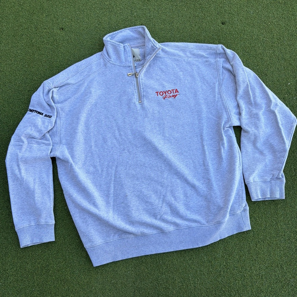 Vintage Daytona 500 Pace Car Camry Toyota Quarter Zip Jacket Size Large
